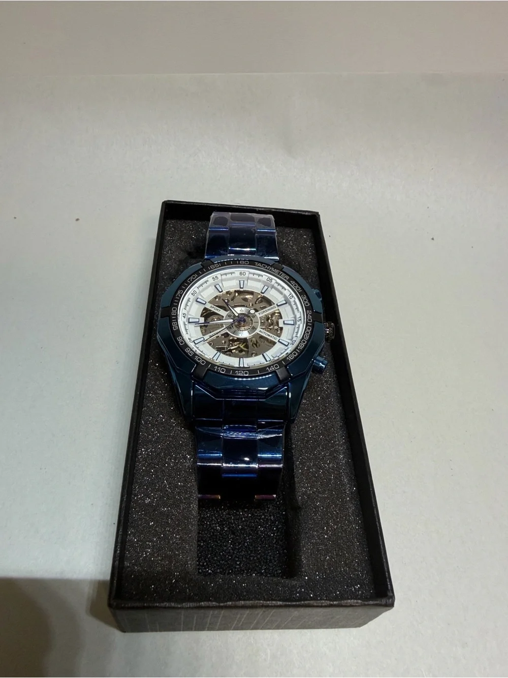 Blue Metallic TM340 Dial Men's Watch